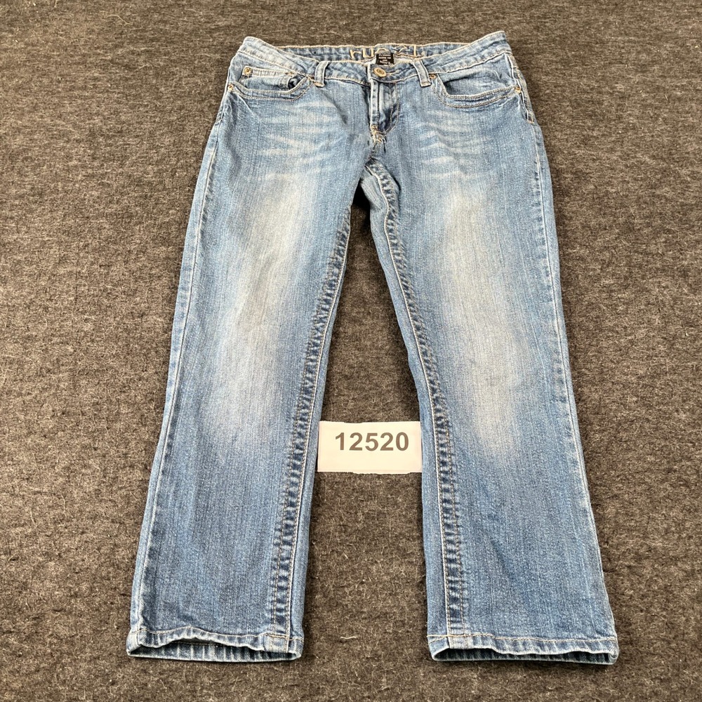 Rue21 Jeans Womens 5/6 Blue Denim Cotton Stretch Medium Wash Casual Outdoor